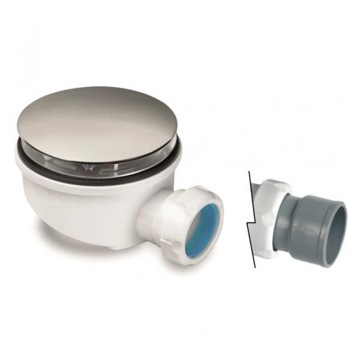 VÁLVULA PARA PLATO DUCHA AR 115 S/H INOX BOLSA