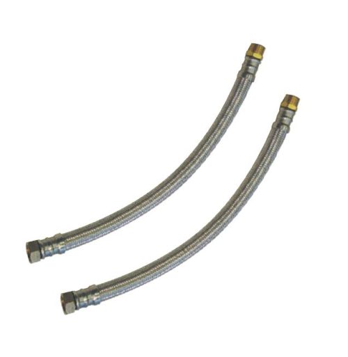 Tubo flexible de 50 cm malla inox.3/4"