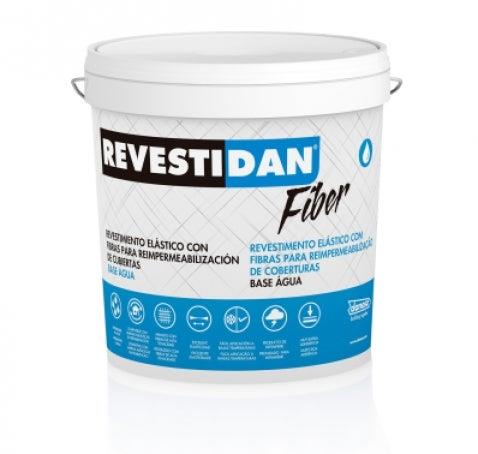 REVESTIDAN FIBER GRIS (20 KG)